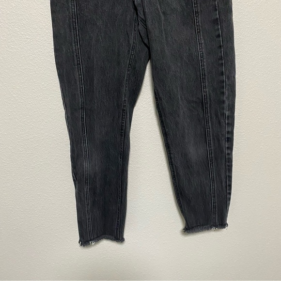 Pull & Bear Black Denim Mom Jeans - Picture 3 of 8